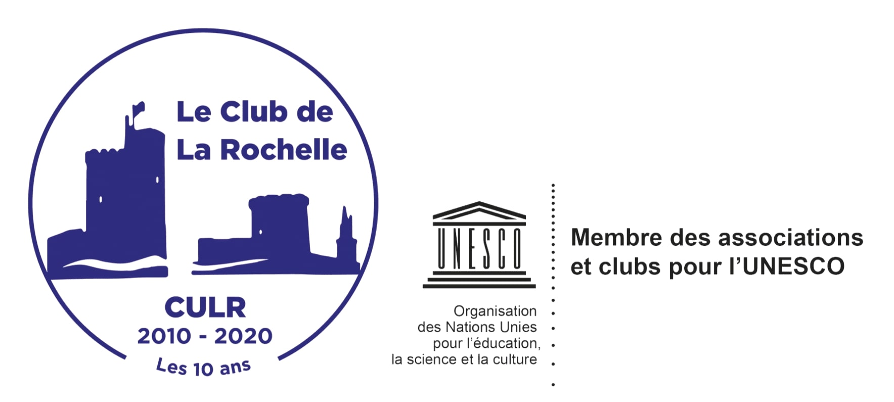 Logo de Club pour l'UNESCO de La Rochelle
